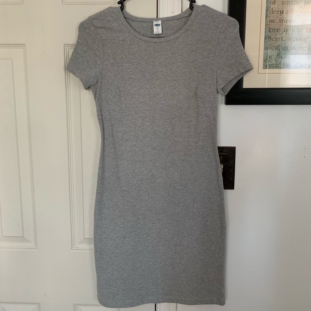 Grey tee shirt dress